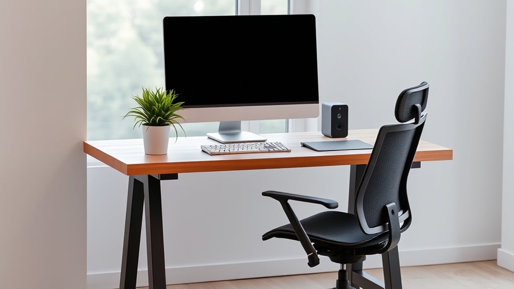 ergonomic setup for productivity