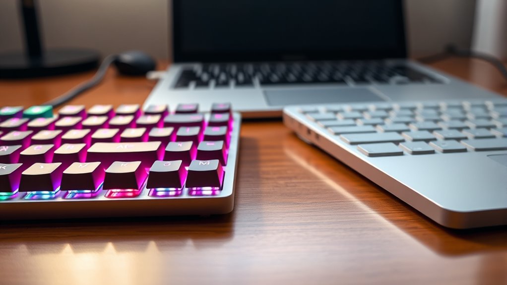 ergonomics enhance typing comfort