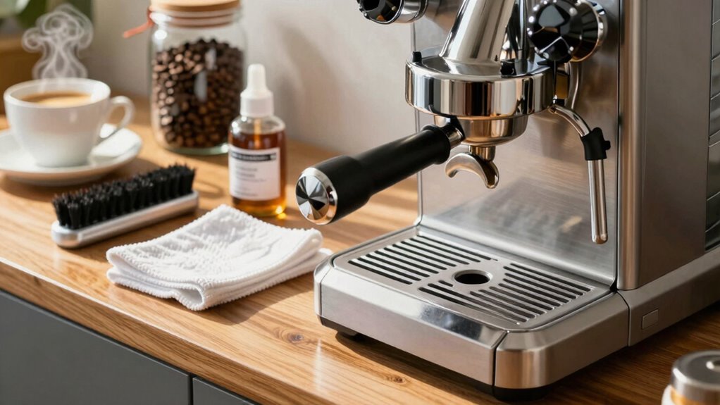 espresso machine maintenance routine