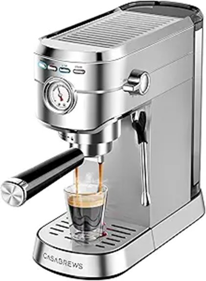 espresso machine with frother