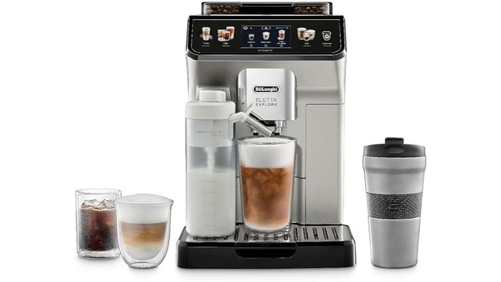 espresso machine with grinder