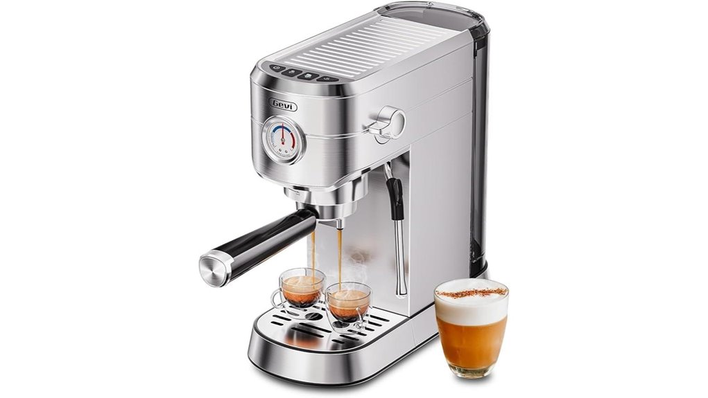 espresso maker with frother