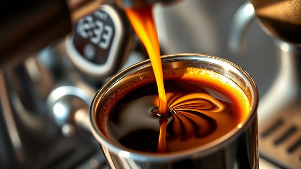 espresso shot timing issues