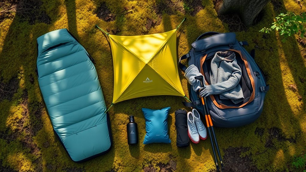 essential ultralight packing gear