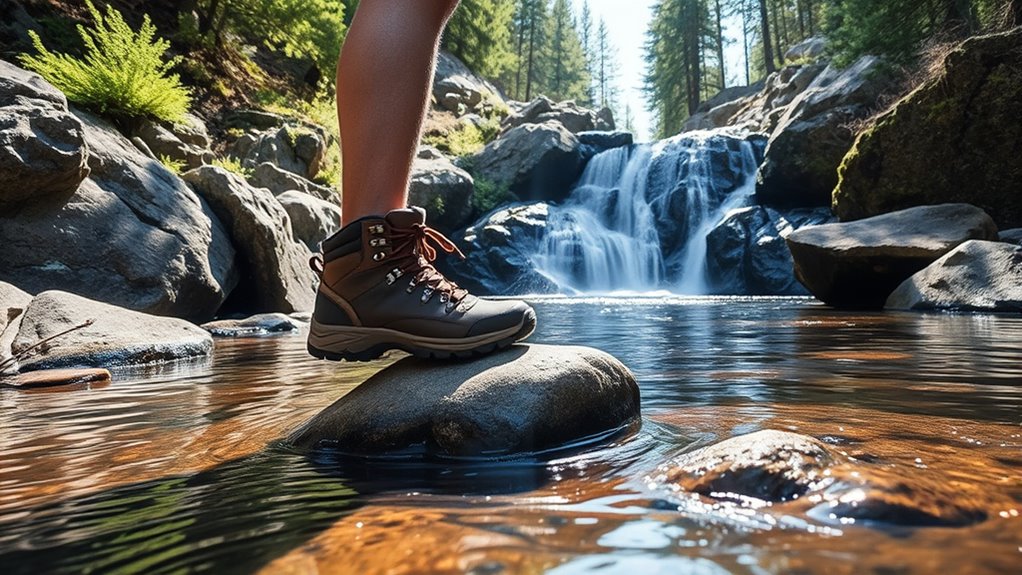 evaluate depth choose footwear