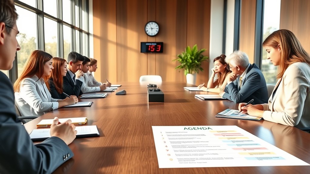 focused agenda for meetings