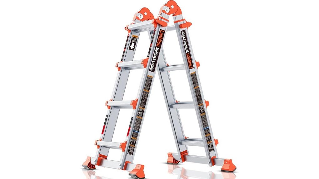 four step anti slip ladder