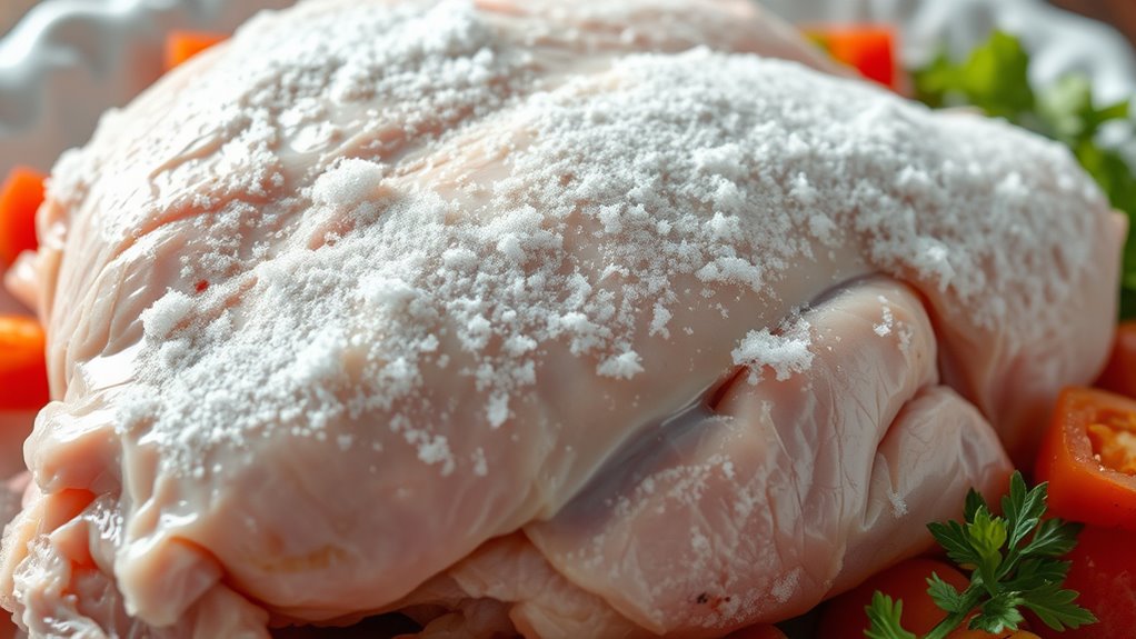 freezer burn signs identified