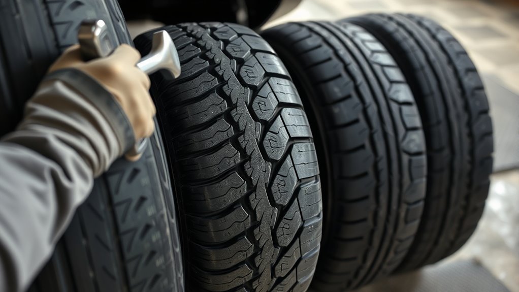front to back tire rotation