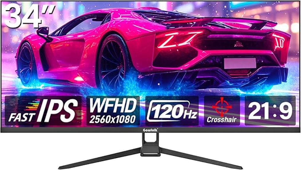 gawfolk ultrawide gaming monitor