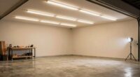 glare free bright garage lighting