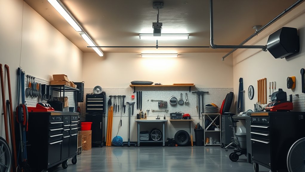 glare reduction in garages