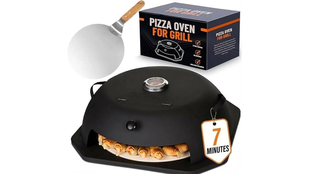 greaseless grilling pizza oven