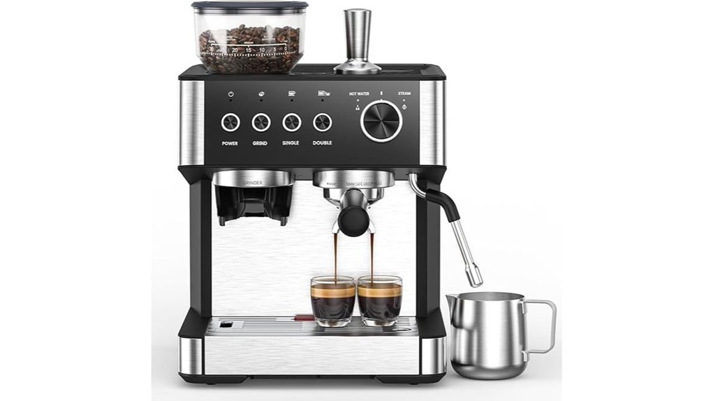 grind and brew espresso machine