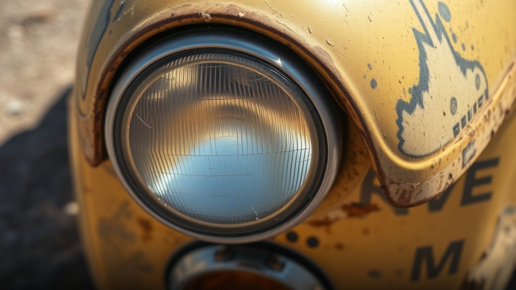 headlight damage environmental factors
