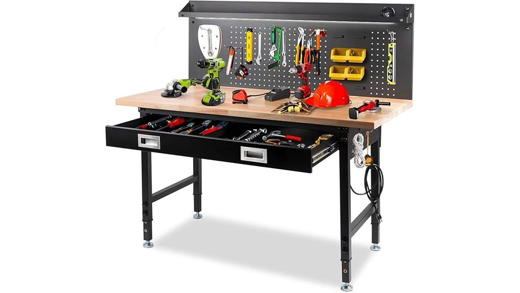 heavy duty workbench features