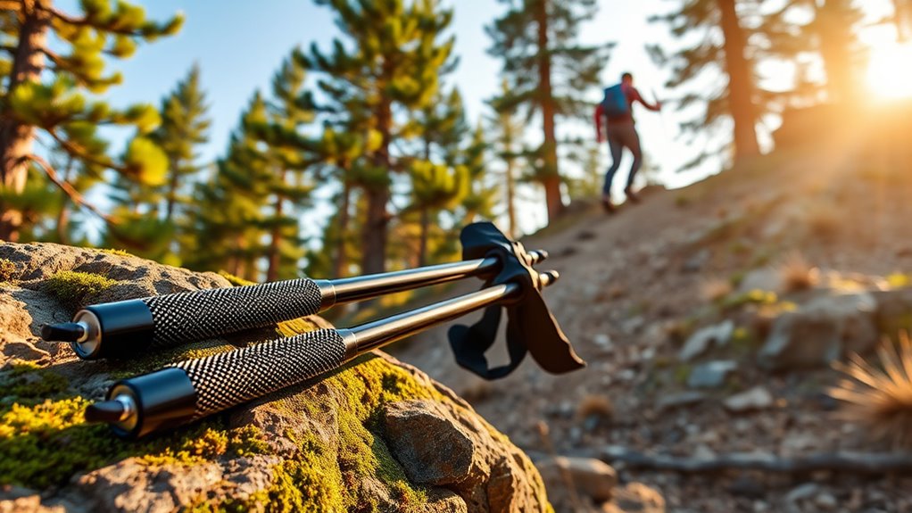 hiking poles enhance stability