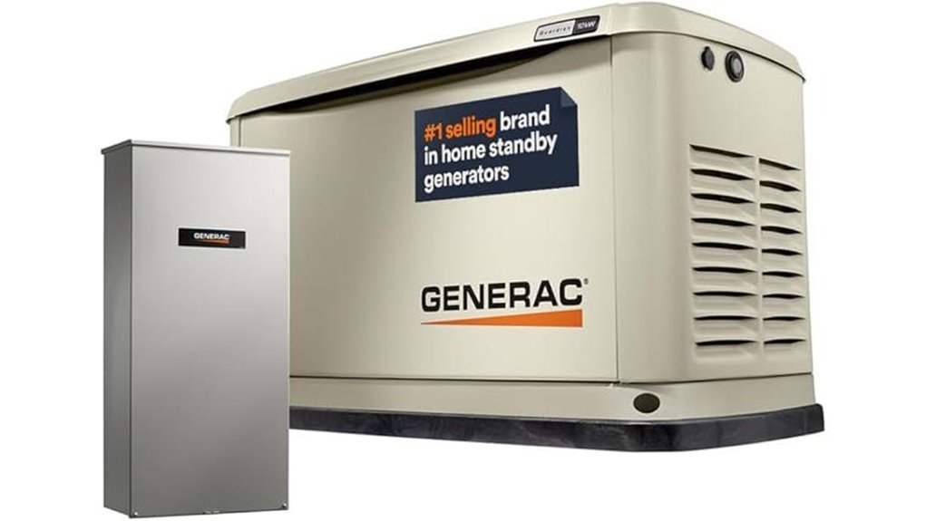 home generator with switch