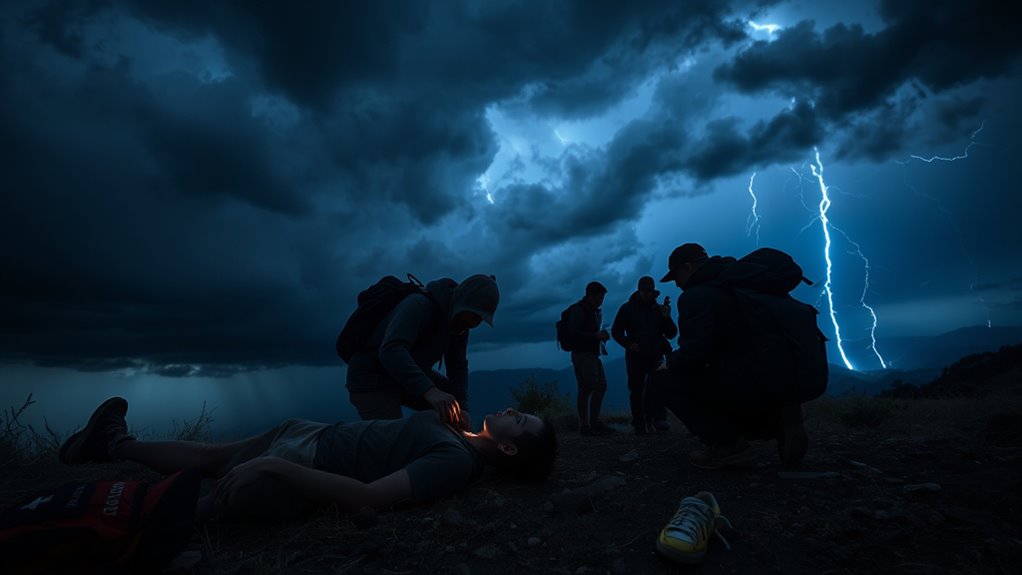 immediate lightning strike response