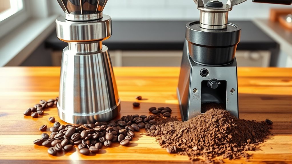 inconsistent grind and heat