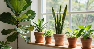 indoor plants improve air quality