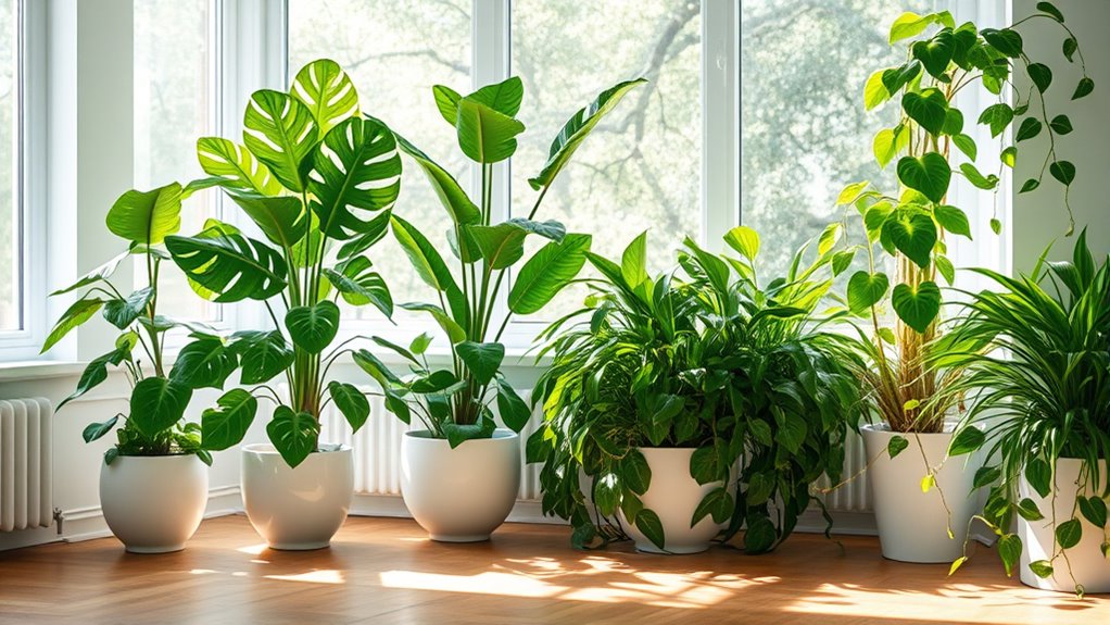 indoor plants improve air quality