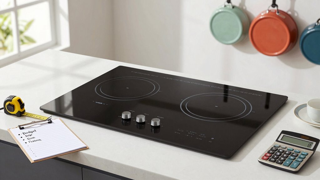 induction cooktop budget planning