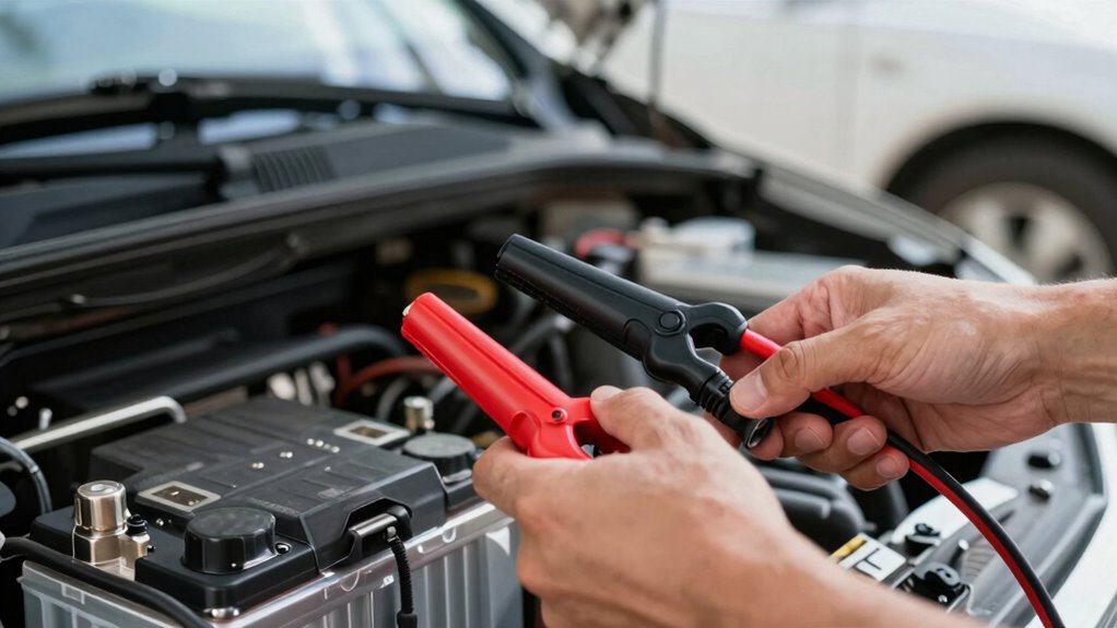 jump start battery indicators