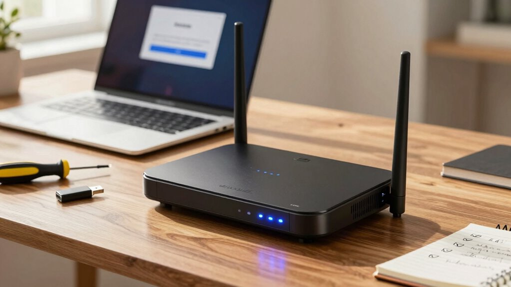 keep router firmware updated