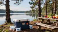 keeping food chilled outdoors