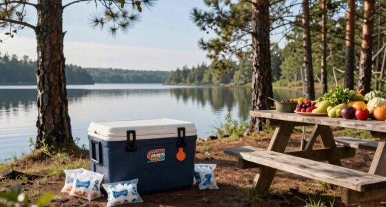 keeping food chilled outdoors