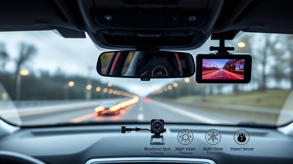 key factors for dash cams