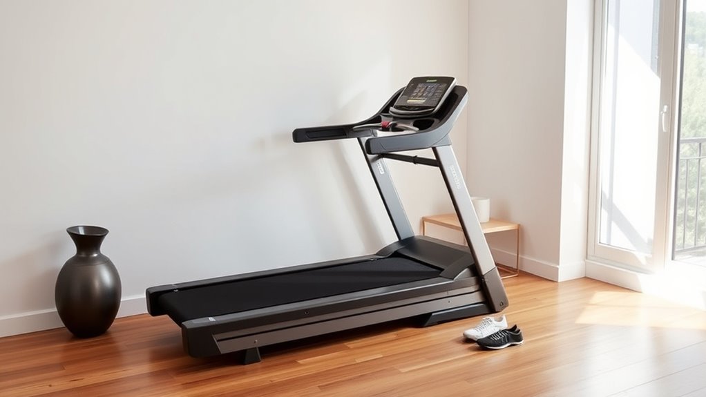 key folding treadmill features