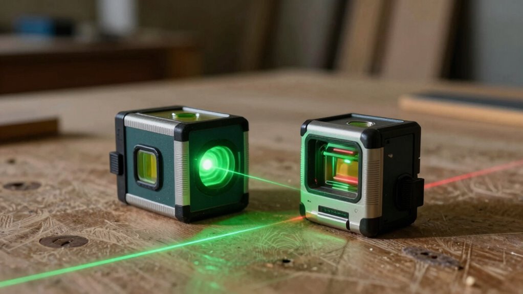 laser level visibility factors
