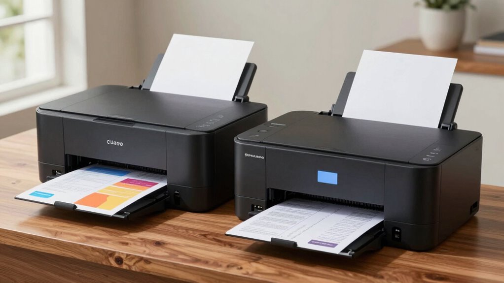 laser vs inkjet printers