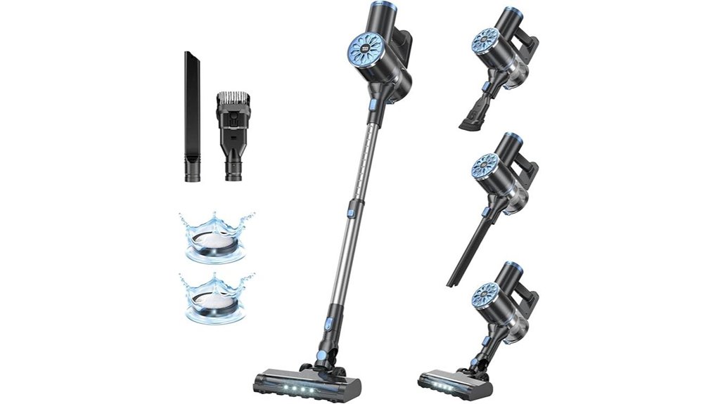 led cordless vacuum cleaner