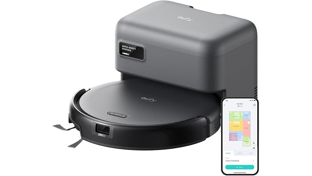 lidar self emptying robot vacuum