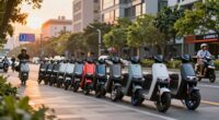 long range adult electric scooters
