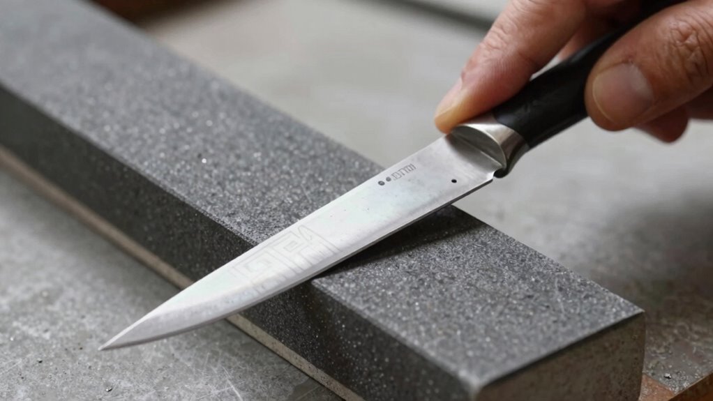 maintain consistent sharpening angles