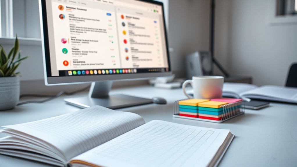 maintain organized email system