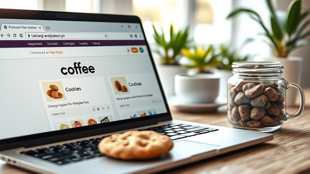 manage cookies and cache