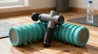 massage gun or foam roller