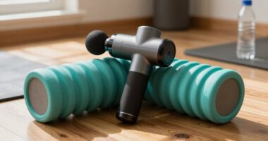 massage gun or foam roller