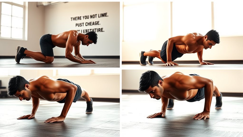 master standard push up technique