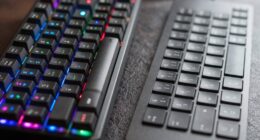 mechanical and membrane keyboards