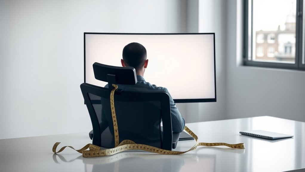 monitor height affects comfort