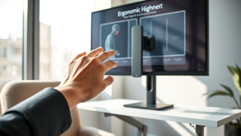 monitor height impacts neck pain