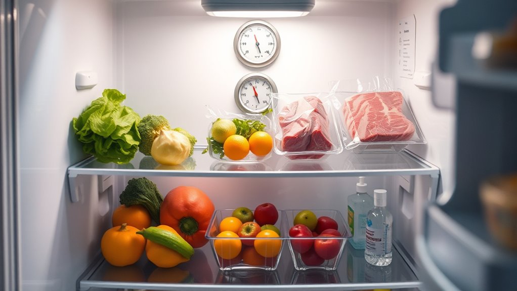 monitor refrigerator temperatures regularly