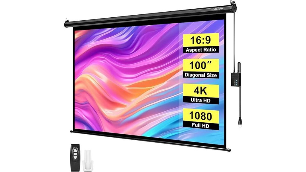 motorized projector screen remote