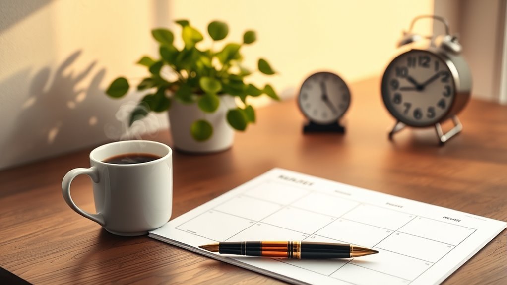 one page productivity planning